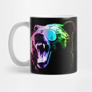 Rainbow Party Grizzly Bear Mug